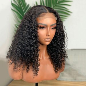 Cheveux Bouclés Vierge 12A, Lace HD Sans Colle