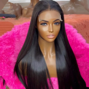 Perruque Péruvienne Lisses, Lace HD Invisible