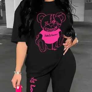T-shirt Femme Funny Bear Street Style